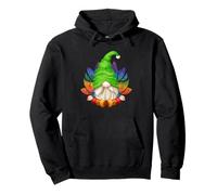 Cute Garden GNOME with Lotus Flower for Mom & Yoga Teacher Sweat à Capuche