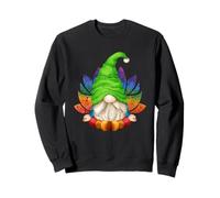 Cute Garden GNOME with Lotus Flower for Mom & Yoga Teacher Sweatshirt