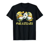 Cute Gardening Gnome Graphic Make A Little Wish Dandelion T-Shirt
