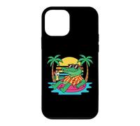 Cute Gator Lunettes de Soleil Tropical Summer Alligator Crocodile Coque pour iPhone 12 Mini
