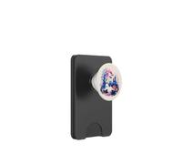 Cute Ghost and Cat Reading Book in Full Moon Halloween Reads PopSockets PopWallet pour MagSafe