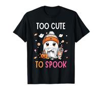 Cute Ghost Candy Halloween Too Cute to Spook Kids Toddler T-Shirt