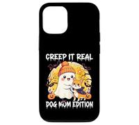 Cute Ghost Dog Mom Halloween Creep It Real Edition Coque pour iPhone 12/12 Pro