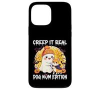 Cute Ghost Dog Mom Halloween Creep It Real Edition Coque pour iPhone 13 Pro Max