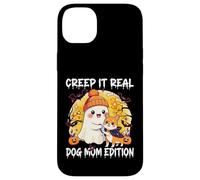 Cute Ghost Dog Mom Halloween Creep It Real Edition Coque pour iPhone 14 Plus