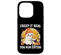 Cute Ghost Dog Mom Halloween Creep It Real Edition Coque pour iPhone 14 Pro