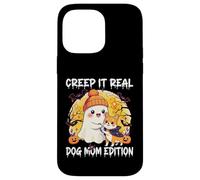 Cute Ghost Dog Mom Halloween Creep It Real Edition Coque pour iPhone 14 Pro Max