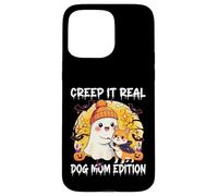 Cute Ghost Dog Mom Halloween Creep It Real Edition Coque pour iPhone 15 Pro Max