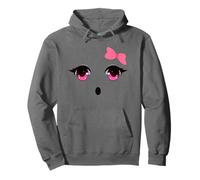 Cute Ghost Face with Bow for Girl Women Halloween Costume Sweat à Capuche