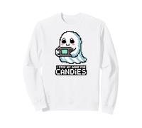 Cute Ghost Halloween Spooky Boo Gamer Videogame Sweatshirt