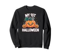 Cute Ghost Halloween Spooky Boo Pumpkin Basket Sweatshirt