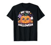 Cute Ghost Halloween Spooky Boo Pumpkin Basket T-Shirt