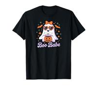 Cute Ghost Halloween Spooky Boo Pumpkin Basket T-Shirt