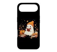 Cute Ghost Reading Book Lovers Halloween Ghost Coffee Cozy Coque pour iPhone Air