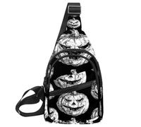 Cute Ghosts 1 sac à bandoulière avec bandoulière réglable, sac à bandoulière pour homme et femme, sac à dos à bandoulière pour voyage, cyclisme, travail, sport, Multicolore 13., 11.8x7x1.5in/30x18x4cm