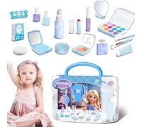 Cute Girl Makeup Set, Princess Play Cosmetic Kit, Small Multi-Purpose Makeup Toys for Kids Pretend Make up Set for New Year Christmas Birthday Children’s Day Girls Cosmetic Kit for Role Play