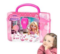 Cute Girl Makeup Set, Princess Play Cosmetic Kit, Small Multi-Purpose Makeup Toys for Kids Pretend Make up Set for New Year Christmas Birthday Children’s Day Girls Cosmetic Kit for Role Play