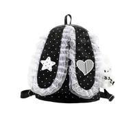 Cute Girls School Backpack Lace Design Adjustable Straps Multi Compartment | Cute Lace Backpack Features Adjustable Straps And Roomy Compartments Keeping School Essentials Neatly Organized Every Day