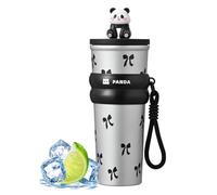 Cute Girls Water Bottle, Cartoon Drinking Bottle, 3.5x3.5x10.4 Inches Vacuum Flask with Lid, Multi-Functional Bottles, Water Bottles with Sturdy Build, Drinkware Accessory for Kids and Women