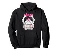 Cute GNOME Cat Mom Graphic for Women Space Astronaut Cat Sweat à Capuche