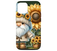 Cute GNOME Fall Sunflower Decor for Grumpy Garden Grandpa Coque pour iPhone 12/12 Pro
