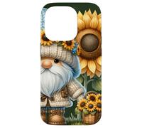 Cute GNOME Fall Sunflower Decor for Grumpy Garden Grandpa Coque pour iPhone 14 Pro