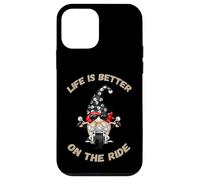 Cute GNOME for Oldschool Biker - Life is Better on The Ride Coque pour iPhone 12 Mini