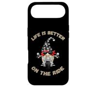 Cute GNOME for Oldschool Biker - Life is Better on The Ride Coque pour iPhone Air