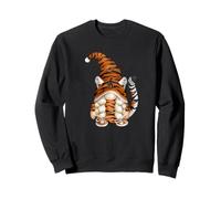 Cute GNOME in Tiger Costume for Women and Tiger Mom Sweatshirt