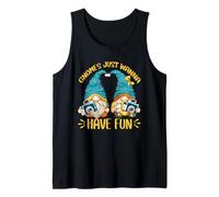 Cute Gnomes Just Wanna Have Fun for Girls Funny Traveling Débardeur
