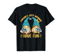 Cute Gnomes Just Wanna Have Fun for Girls Funny Traveling T-Shirt
