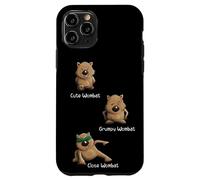 Cute, Grumpy and Close Wombat Drôle de Marsupial Poznan Coque pour iPhone 11 Pro