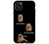 Cute, Grumpy and Close Wombat Drôle de Marsupial Poznan Coque pour iPhone 11 Pro Max