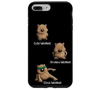 Cute, Grumpy and Close Wombat Drôle de Marsupial Poznan Coque pour iPhone 7 Plus/8 Plus