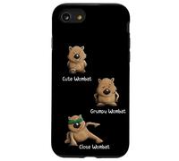 Cute, Grumpy and Close Wombat Drôle de Marsupial Poznan Coque pour iPhone SE (2020) / 7/8