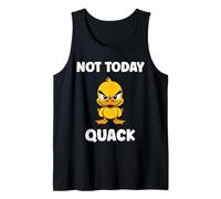 Cute Grumpy Duck Animal Funny Defiance Mood Not Today Quack Débardeur