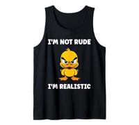 Cute Grumpy Duck Animal Funny Defiance Not Rude Débardeur