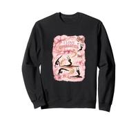 Cute Gymnastics Bows Aesthetic Gymnast Lover Design Sweatshirt