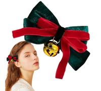 Cute Hair Bows - Lightweight with Bell Creative Accessories - Christmas Hair Accessories,for Beach School Work Party Travel Commute Outdoor Dining Home Girls Women