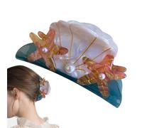 Cute Hairpin Clip - Starfish Decorative Hair Clip, Creative Pearl Hair Accessory for Secure Styling, Nonslip Hairpin, Styling Tool for Comfort, Bun Ponytail Use for Daily Wear 3.54x1.69 Inches