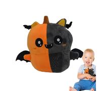 Cute Halloween Bat Plush Toy, Stuffed Animal Plush for Party Favors, Trick-Or-Treat Bags, Classroom Rewards, Or Spooky Decorations, 4.33x4.33x5.51 inches