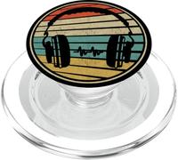 Cute Headphone Gifts Retro Vintage 70s 80s Music Lover Fun PopSockets PopGrip pour MagSafe