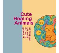 Cute Healing Animals: A Kawaii Coloring Book for Relaxation: Adorable Animal Coloring Pages to Calm Your Mind and Lift Your Spirit