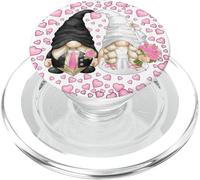 Cute Heart Pattern for Wedding Mr. Groom Mrs. Bride GNOME PopSockets PopGrip pour MagSafe
