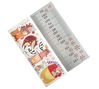 Cute Height Chart, Adhesive Measuring Ruler, Nursery Wall Decor, Ruler for Growth Tracking, Bedroom Easy to Apply Growth Tracker for Children Kids Height Chart with Easy-to-Install Design for Growth