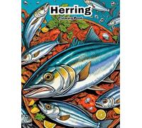 Cute Herring Coloring Book: Adorable Ocean Silver Fish Designs for Toddlers!