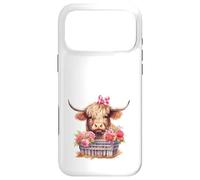 Cute Highland Cow Valentine Bow Country Heifer Farm Farmer Coque pour iPhone 17 Pro Max
