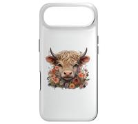 Cute Highland Cow Watercolor Country Heifer Farm Farmer Coque pour iPhone Air