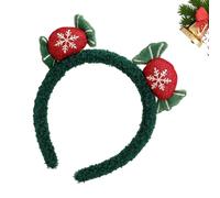 Cute Holiday Hairband, Plush Christmas Headband, Party-Ready Hair Accessory, Stylish Seasonal Wear for Festivals, School Events, Family Gatherings, Indoor or Outdoor Festivities, Themed Hair Styling
