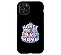 Cute Honey I'm Home Beehive Pun Coque pour iPhone 11 Pro